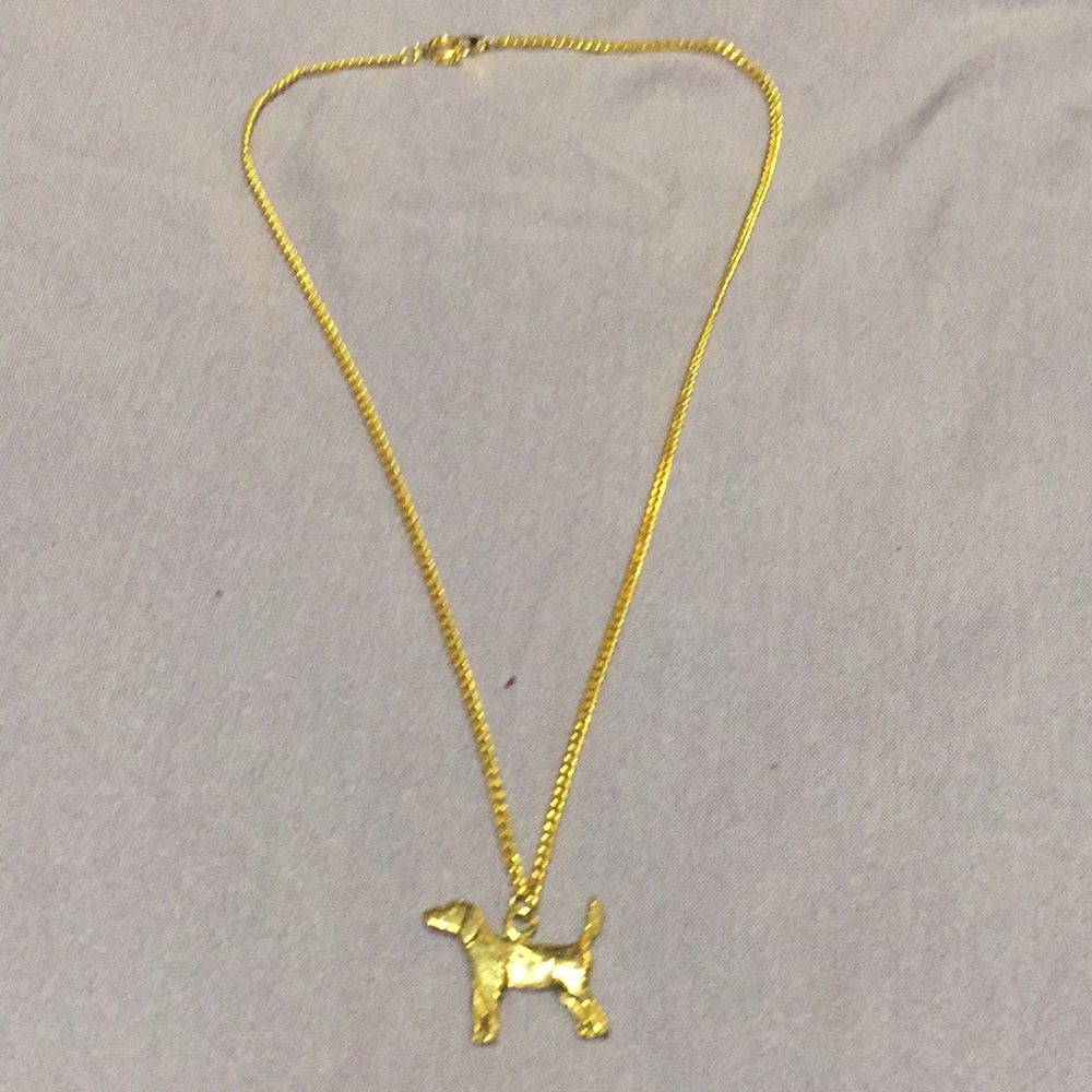 Gold Colored Dog Necklace